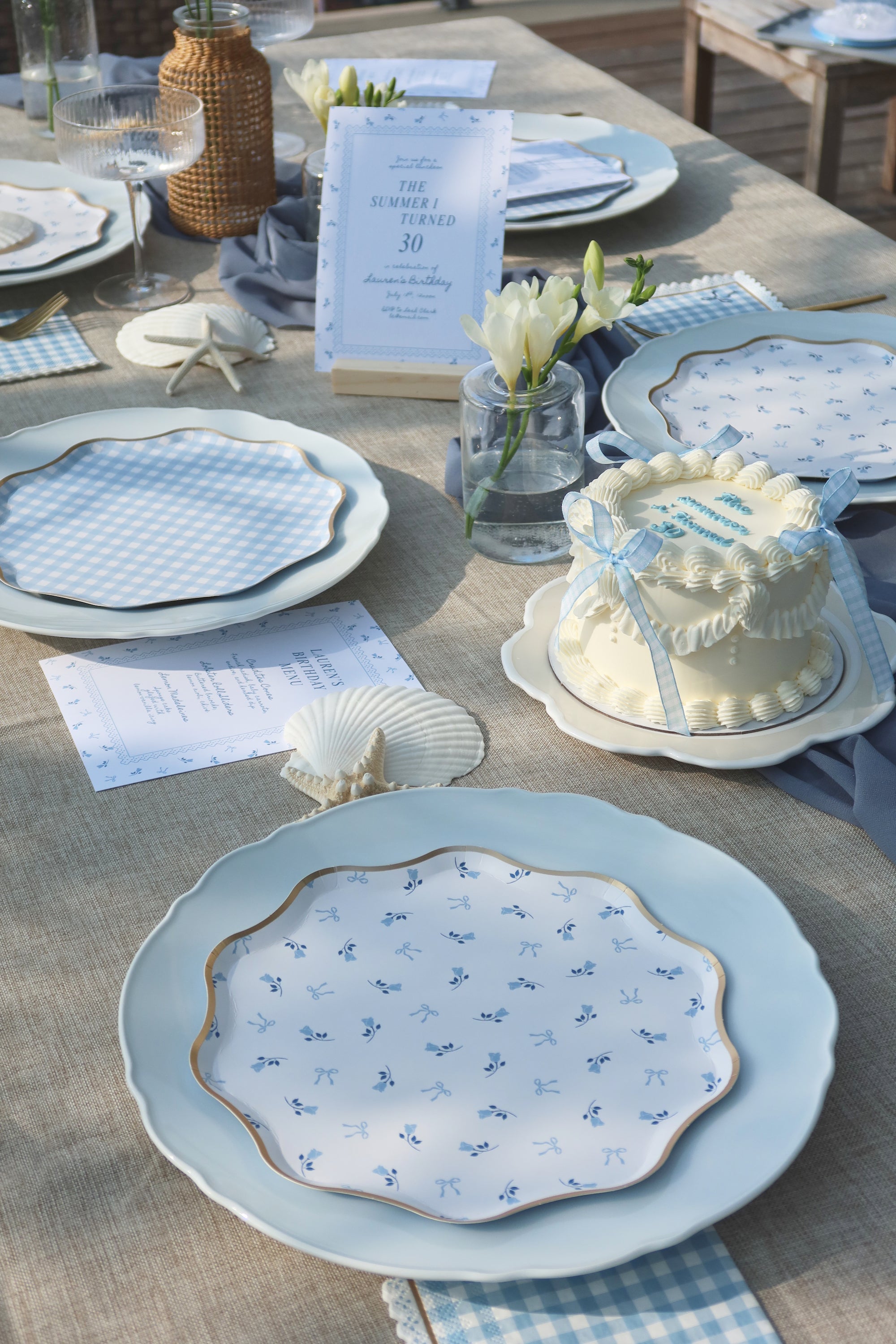 Coastal Pretty - Small Party Plates